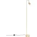QAZQA Moderne gulvlampe messing justerbar - Java