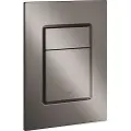 GROHE Skate Cosmop. Betj.plade - Str. S, 2-skyls betjening, hard graphite 37535A00