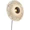 QAZQA Oriental vegglampe bambus 35 cm med støpsel - Rina