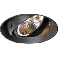 QAZQA Moderne nedfelt spotlight sort GU10 AR111 rund uten ramme - Oneon