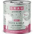 Grau Økonomipakke Grau kornfri Gourmetgryte 12 x 800 g - Kylling og kalvekjøtt
