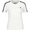 Adidas Essentials Slim 3 Stripes Kortarmet T-skjorte