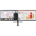 LG Ergo Dual 27qp88dp-bs 27´´ Qhd Ips Led 75hz Skjerm