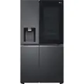 LG GSXV90MCDE - Kjøleskap/fryser - side-ved-side med vannautomat, isdispenser - bredde: 91.3 cm - dybde: 73.5 cm - høyde: 179 cm - 635 liter - Klasse E
