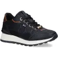 Xti for woman. 14001601-NEGRO Sneakers 140016 black (36), Fabric, 3 to 5 cm, Laces, Casual