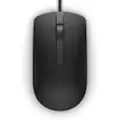 Dell MS116 - Mus - optisk - 2 knapper - kablet - USB - svart