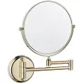 Uniq Wall Mirror with 10x Magnification in Gold