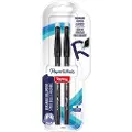 Papermate Replay Erasable Ballpoint Pen | Medium Point (1.0mm) | Black | 2 Count
