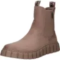 Refresh for woman. 17024904-TAUPE Ankle boots 170249 brown (40), Flat, 1 to 3 cm, Zip, Casual