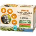 IAMS 36 + 12 gratis! 48 x 85 g IAMS - Naturally Senior Land & Sea Collection