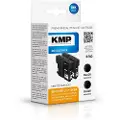 KMP 15224821 SVART BLEKKPATRONER 2-PAKK 127ML HVER