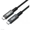 Club 3D - USB-kabel - 24 pin USB-C (hann) til 24 pin USB-C (hann) - USB4 Gen3x2 - 80 cm - USB Power Delivery (100 W), 8K 60Hz støtte, toretnings