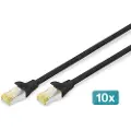 Digitus 3 M Dk-1644-a-030-bl-10 Cat6a Nettverkskabel