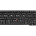 Lenovo Chicony - Erstatningstastatur for bærbar PC - med Trackpoint, UltraNav - QWERTY - Spansk - svart - for ThinkPad T470 20HD, 20HE, 20JM, 20JN
