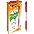 BIC Kuglepen BIC Atlantis, medium, rød - (æske á 12 stk.)