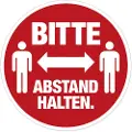 Herma 12921, Rød, Hvit, Rund, Avtagbar, Matte, 20 cm, 5 stykker