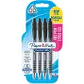 Papermate FlexGrip Gel Pens | Medium Point (0.7 mm) | Black Ink | 4 Count