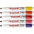 Penol Marker Penol 750 ass. farver 2-5mm skrå spids - (10 stk.)