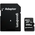 Goodram Micro Sd M1aa Cl10 Uhs-i 256gb Minnekort Med Adapter