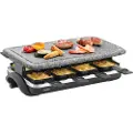 Trisa Hot Stone, 8 person(er), Sort, Grå, Rektangulær, Stein, 390 x 240 mm, Rotasjon