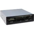 Inter-Tech Nitrox Multi Card Reader CI-02 - Kortleser - 3,5 (CF I, CF II, MS, MS PRO, Microdrive, MMC, SD, MS Duo, xD, MS PRO Duo, TransFlash, microSD, SDHC, MS Micro) - USB 2.0