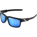100% Okulary Type-S Matte Black HiPER Blue Multilayer Mirror Lens
