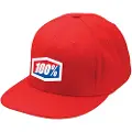 100% Czapka z daszkiem 100% OFFICIAL J-Fit flexfit hat red roz. L/XL (NEW)