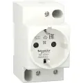Schneider Electric Acti9 ipc modular din power socket 16 a 2p + e 250 v ac vde