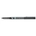 Pilot Hi-Tecpoint V5 - Kulepenn - svart - vannbasert blekk - 0,5 mm - ekstra fin - (12 stk.)