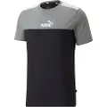 Puma Ess+ Block Kortarmet T-skjorte
