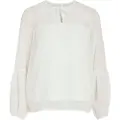Vila Edee Langermet Bluse