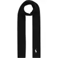 Ralph Lauren for man. 710886139005 Comb scarf black (OSFA), Casual, Cotton