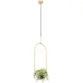 QAZQA Art Deco-pendellampe gull med hvitt glass - Isabella