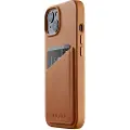 Mujjo Leather Wallet Case for iPhone 14 - Brun