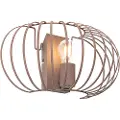 QAZQA Design vegglampe rustbrun 39 cm - Johanna