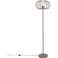 QAZQA Design gulvlampe rustbrun - Johanna