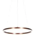 QAZQA Hengende lampe mørk bronse 60 cm inkl. LED 3-trinns dimbar - Anello