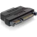 DeLOCK Adapter SATA 22pin male > Slim SATA female 13pin - SATA-adapter - Slimline SATA (hunn) til SATA-kombo (hann)