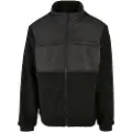 Urban Classics Patched Sherpa Jakke