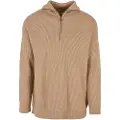 Urban Classics Oversized Knitted Genser Med Halv Glidelås