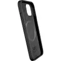 Puro Icon Mag - Baksidedeksel for mobiltelefon - MagSafe-samsvar - væskesilikon - svart - for Apple iPhone 12