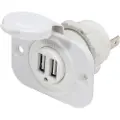 Blue Sea Systems Dobbel Usb-lader Plugg