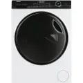 Haier I-Pro Series 5 HW80-B14959TU1 - Vaskemaskin - Wi-Fi - bredde: 60 cm - dybde: 44 cm - høyde: 85 cm - frontileggelse - 8 kg - 1400 rpm - hvit med svart dør