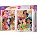Educa 2x500-biters Disney Prinsesse Puslespill I Tre