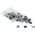 Intellinet Cage Nut Set, 50 Pack - M6 Nuts, Bolts and Washers, Suitable for Network Cabinets/Server Racks, Plastic Storage Jar, Lifetime Warranty - Rackskruer, -mutre og -underlagsskiver