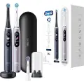 Oral-B Tannbørste iO Series 9 Duo Magnetannbørste 2 stk. Sort Onyx/Rose Quartz + ekstra hode