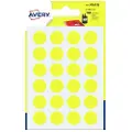 Avery PSA15J, Gult, Rund, Permanent, Papir, 1,5 cm, 168 stykker