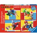 Ravensburger Super Mario Puslespill 4x100 Brikker