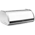 Brabantia Brilliant Steel Roll Top Bread Bin, Rektangulær, Rustfritt stål, 479 mm, 276 mm, 189 mm, 1 stykker