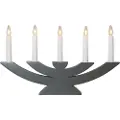 Star Trading Star TradingLysestake Navida 24 cmGråAdventsstakerFra Homeroom